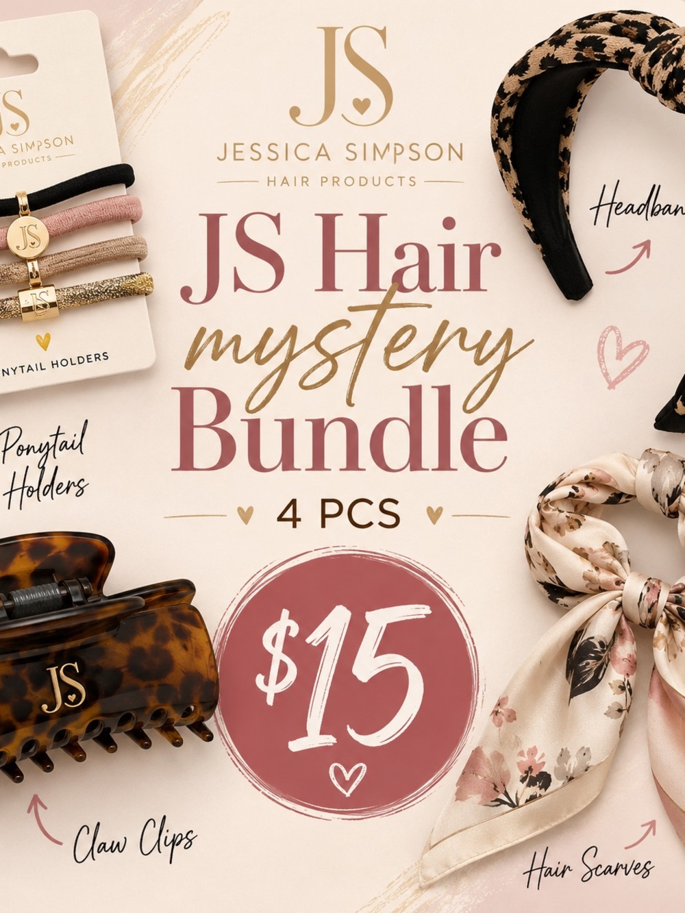 Jessica Simpson Hair Accessory Bundle